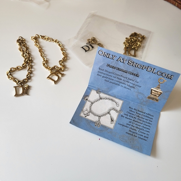 Vintage Di Diamonds International Bracelets and Glasses Charm - Picture 10 of 11